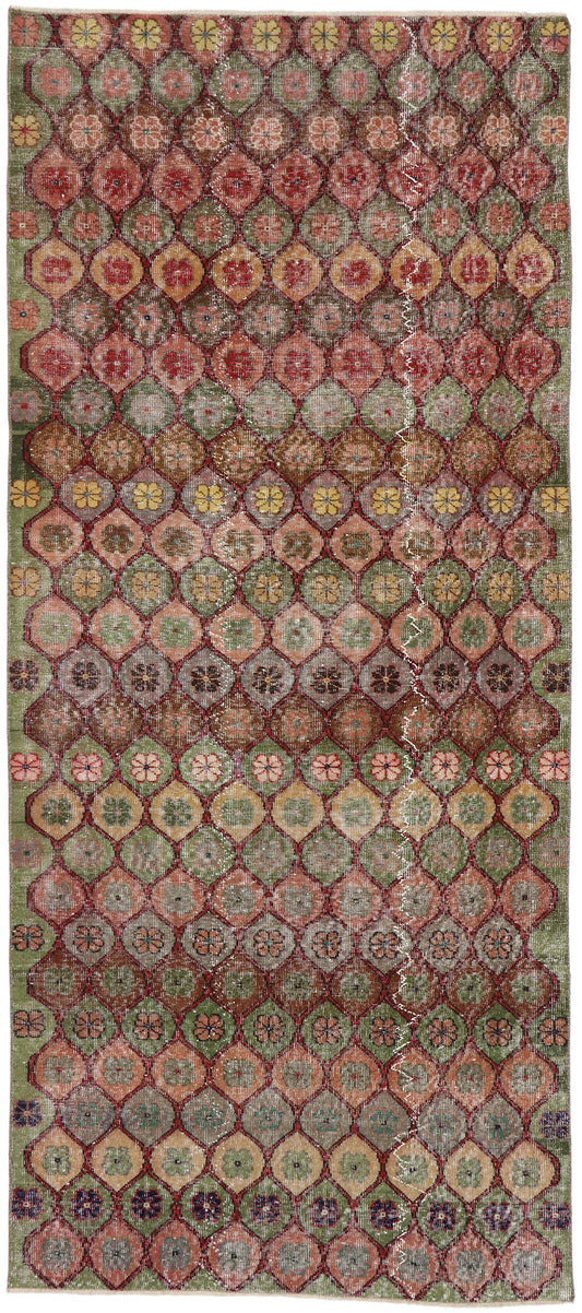 4 x 10 Vintage Turkish Sivas Rug 53316