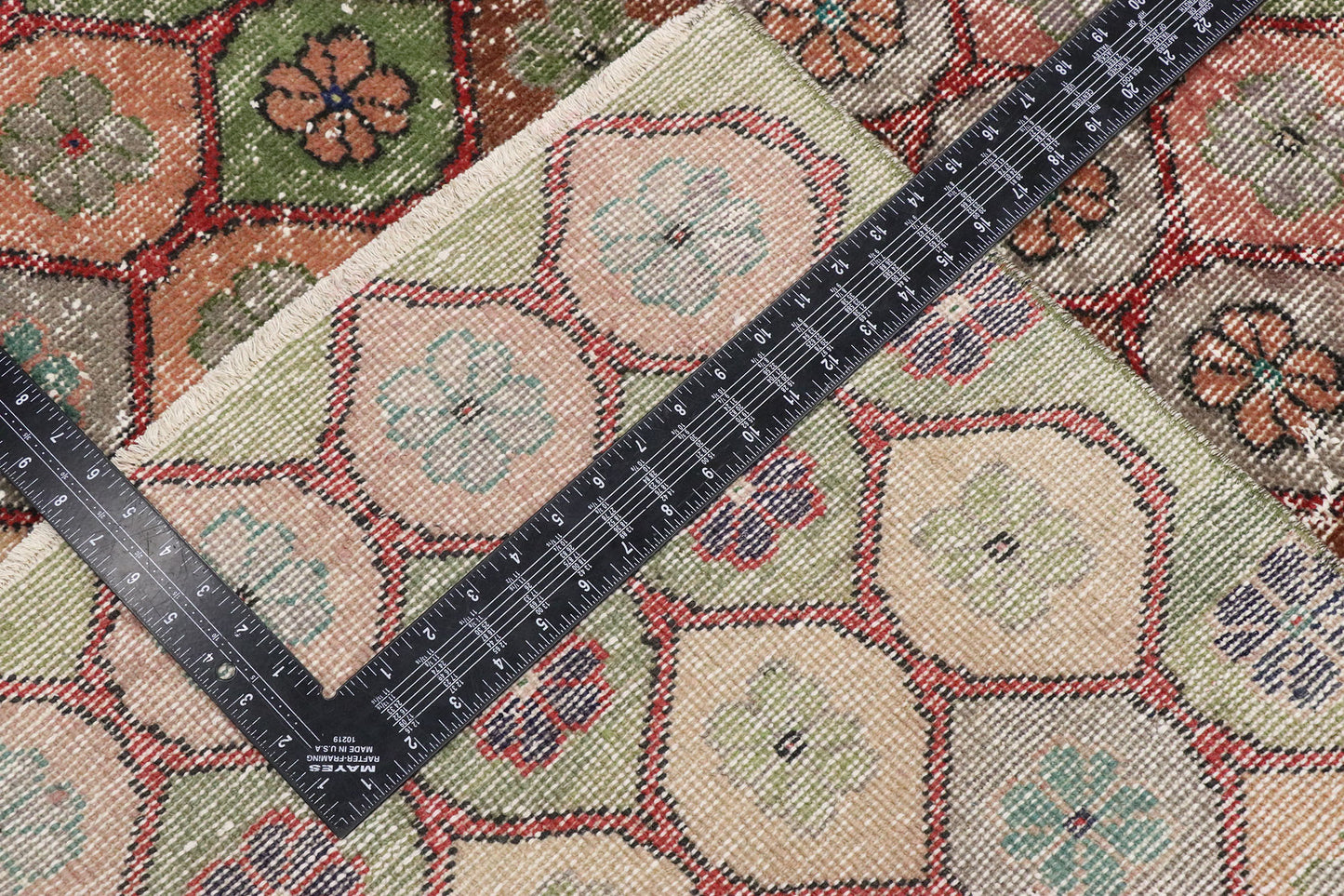 4 x 10 Vintage Turkish Sivas Rug 53316