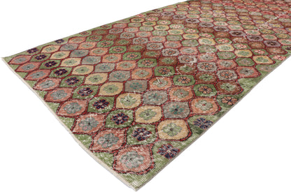 4 x 10 Vintage Turkish Sivas Rug 53316