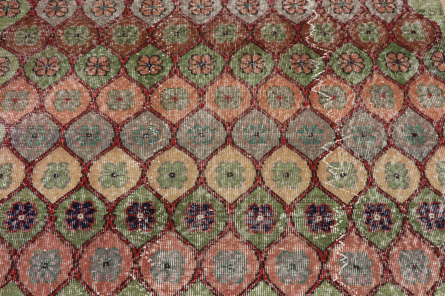 4 x 10 Vintage Turkish Sivas Rug 53316