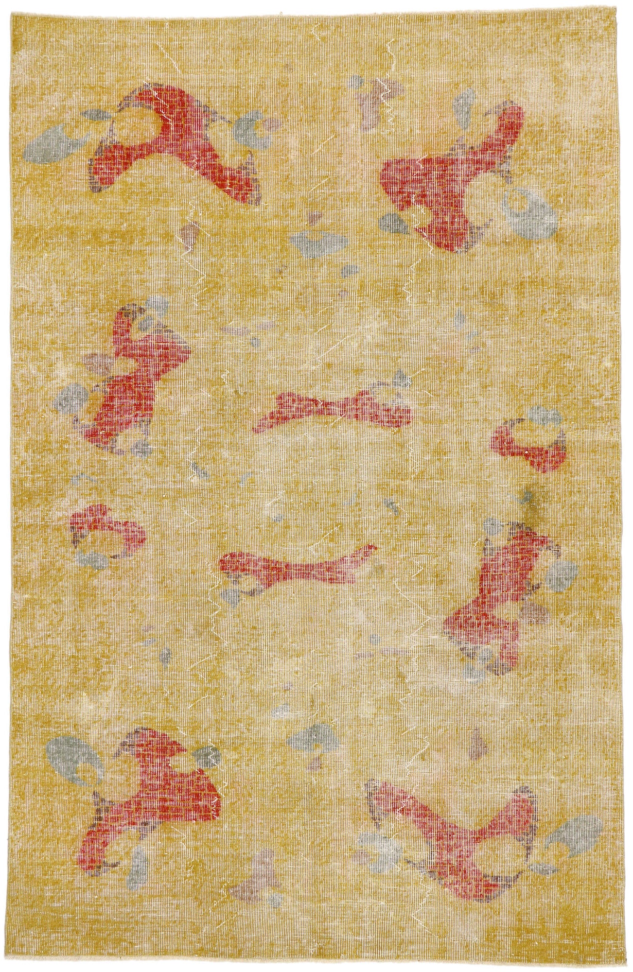 5 x 8 Zeki Muren Vintage Turkish Sivas Rug 53318