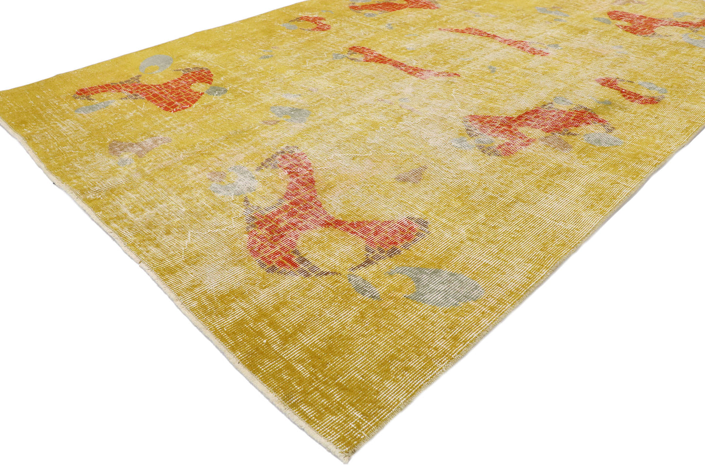 5 x 8 Zeki Muren Vintage Turkish Sivas Rug 53318