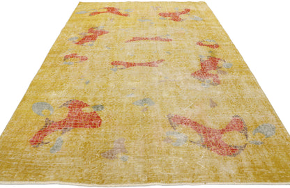 5 x 8 Zeki Muren Vintage Turkish Sivas Rug 53318