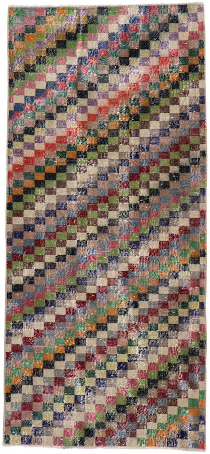 3 x 6 Vintage Turkish Sivas Rug 53319
