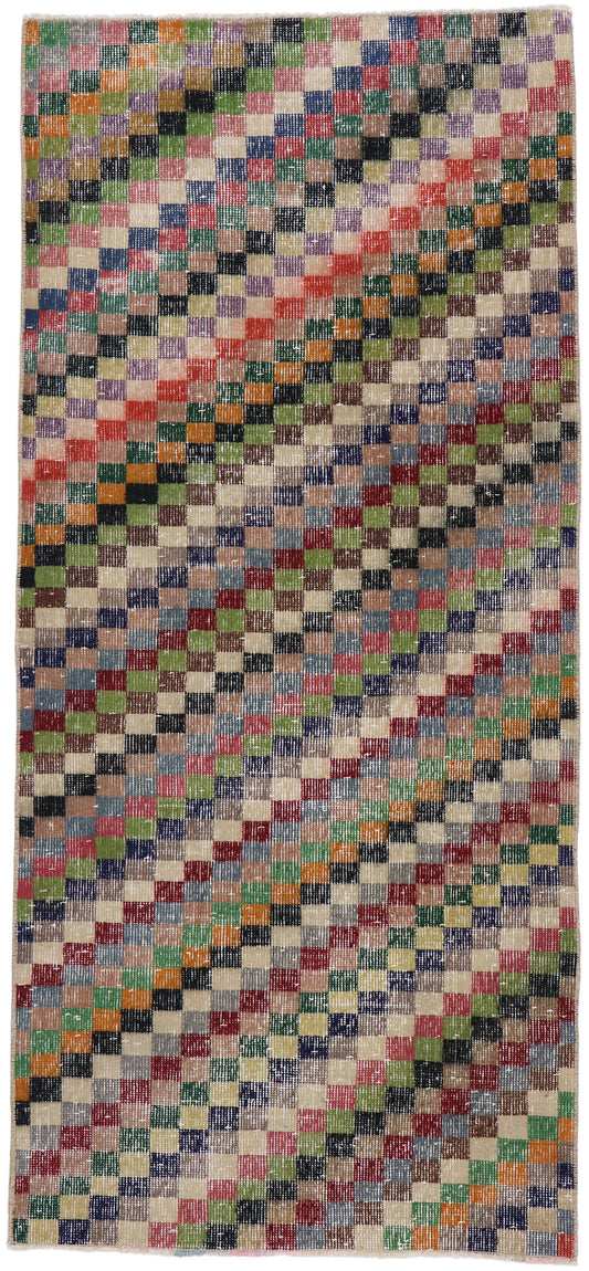 3 x 6 Vintage Turkish Sivas Rug 53319