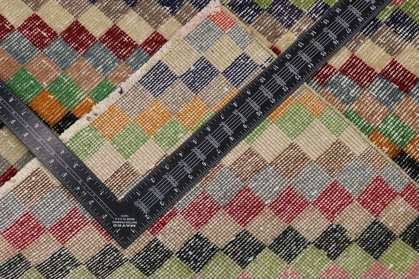 3 x 6 Vintage Turkish Sivas Rug 53319