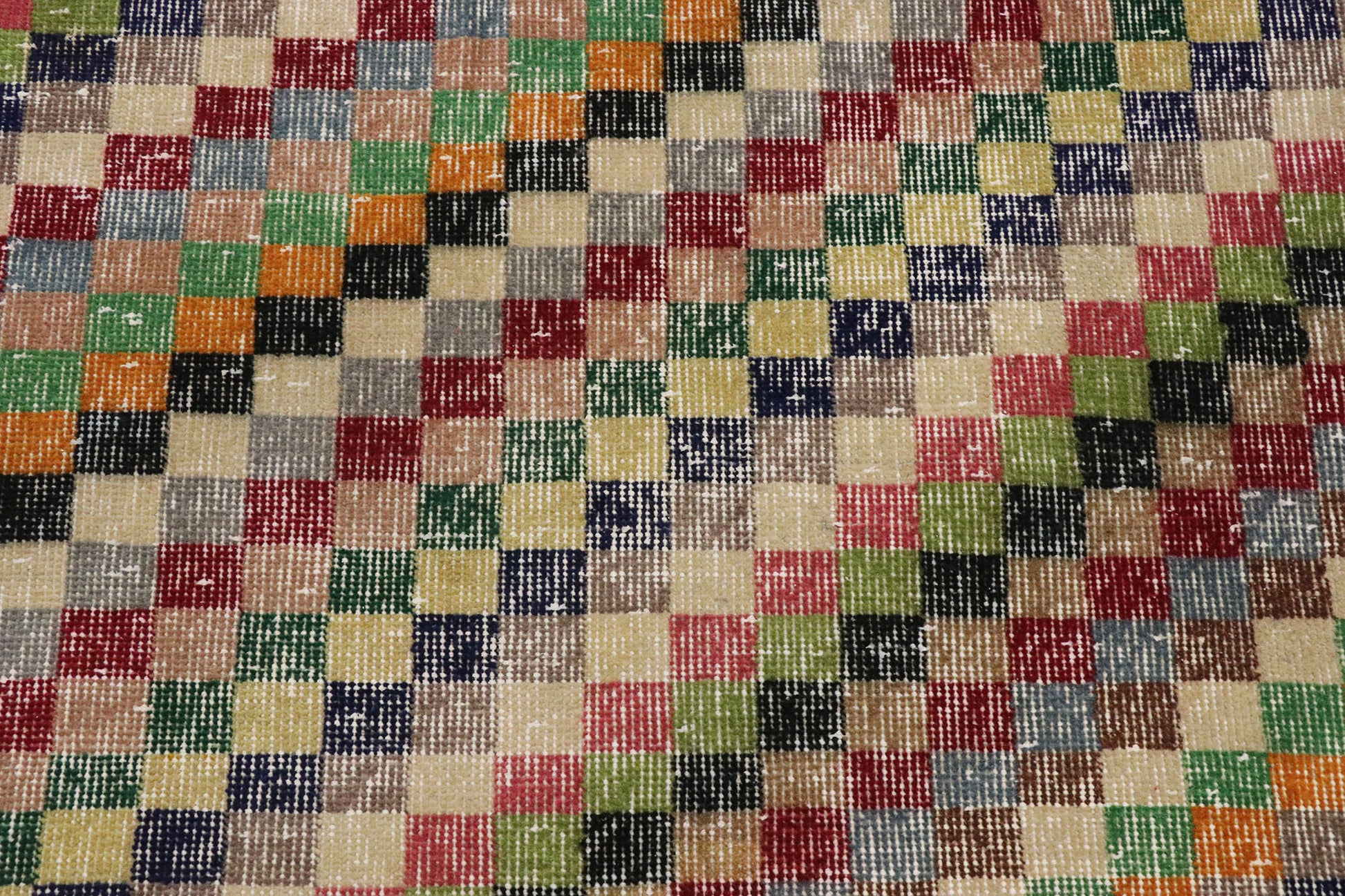 3 x 6 Vintage Turkish Sivas Rug 53319