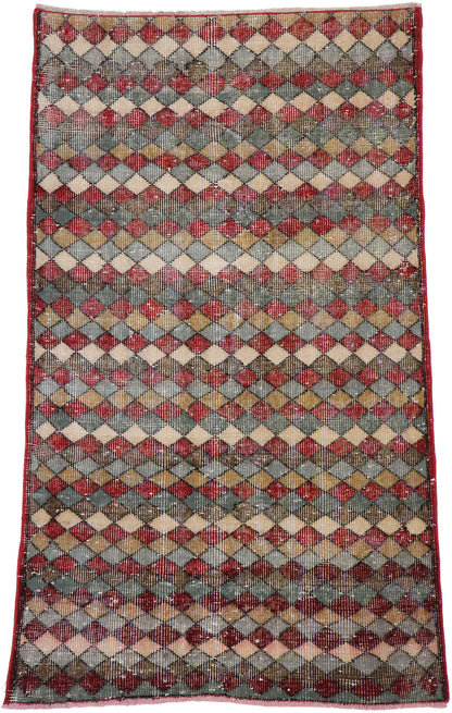 3 x 5 Vintage Turkish Sivas Rug 53321