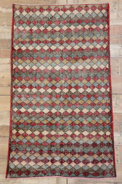 3 x 5 Vintage Turkish Sivas Rug 53321