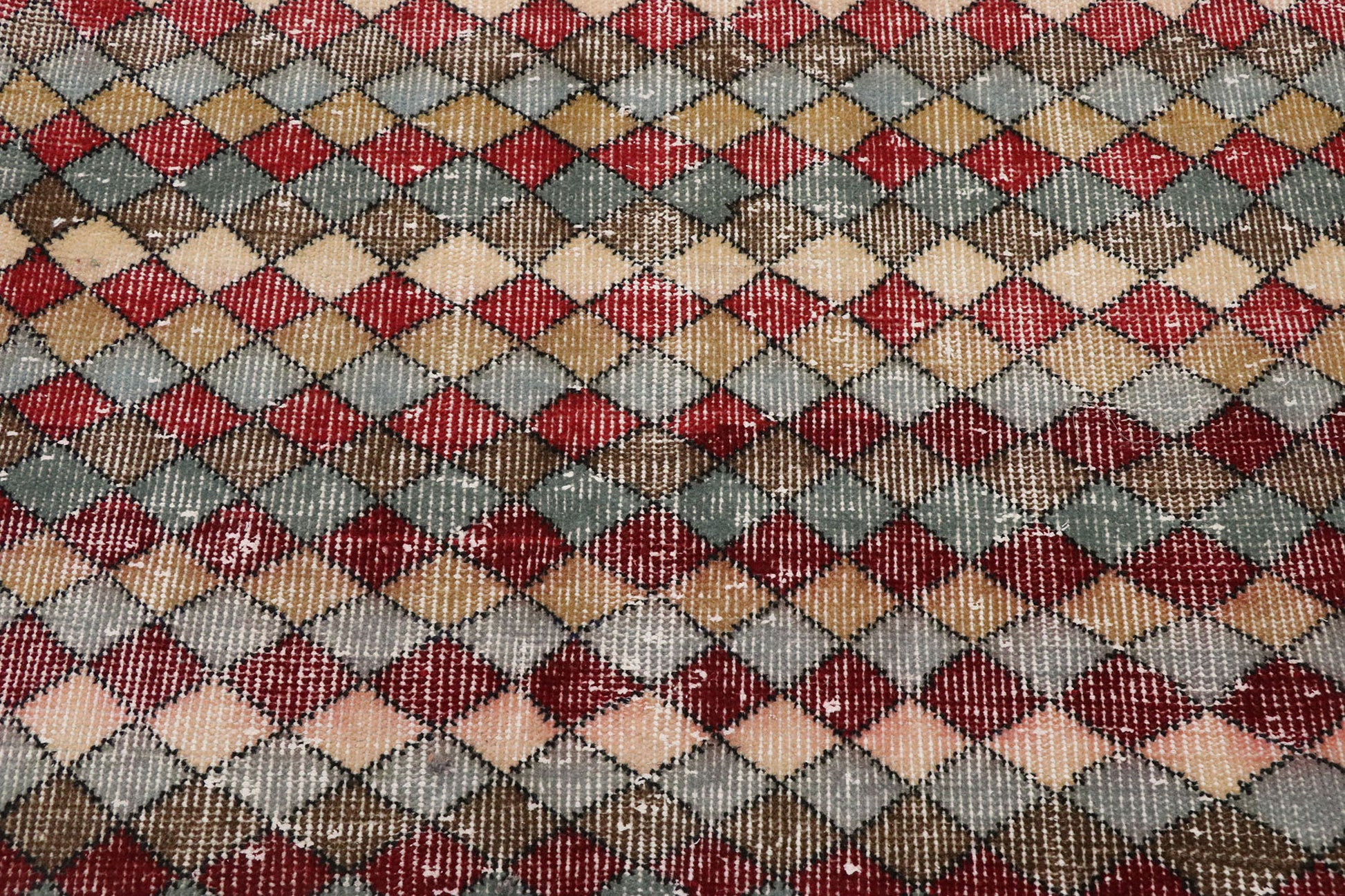 3 x 5 Vintage Turkish Sivas Rug 53321