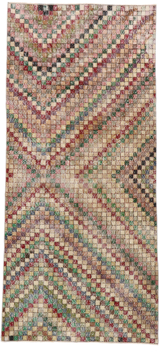 4 x 10 Vintage Turkish Sivas Rug 53324