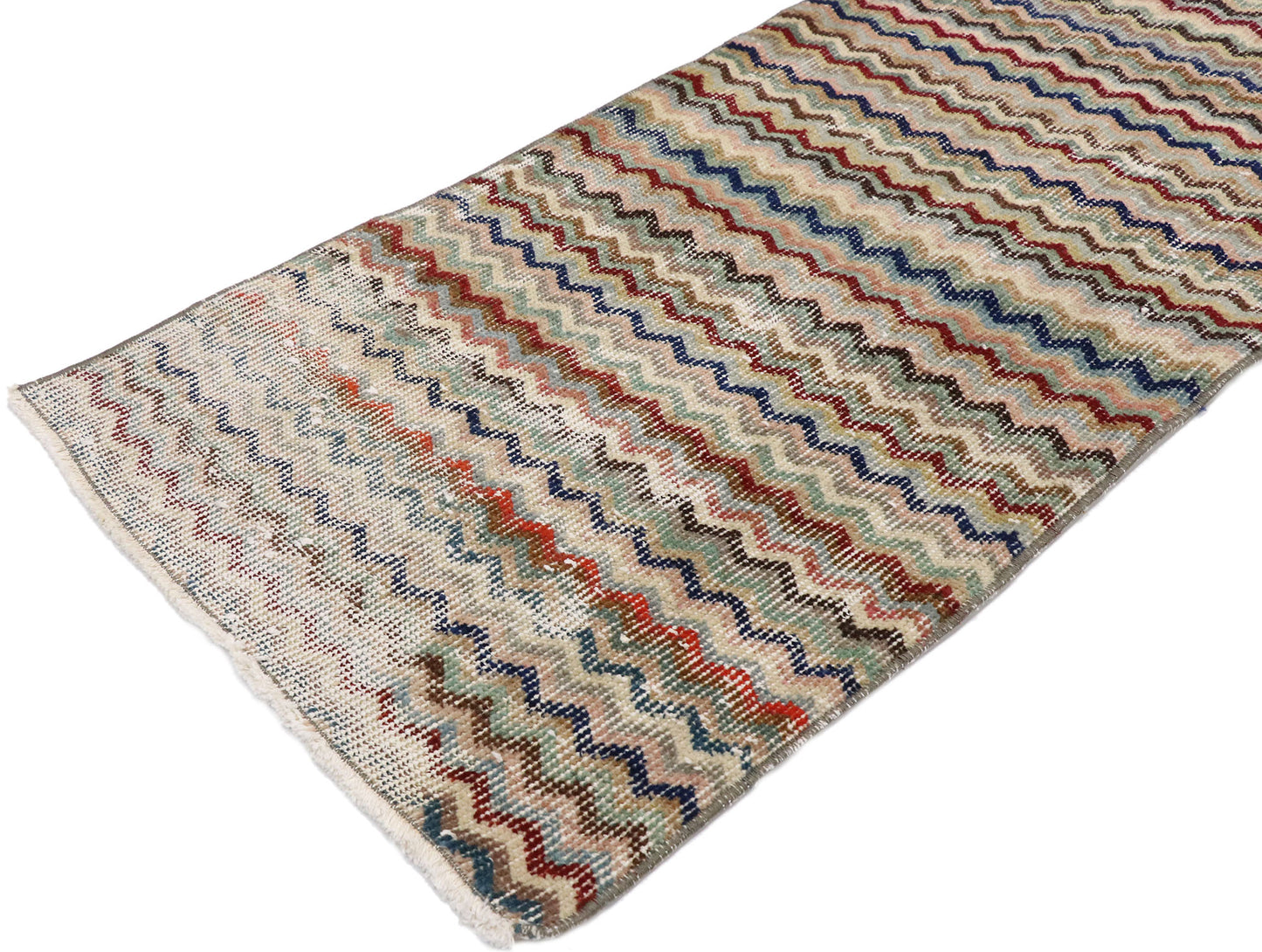 2 x 4 Vintage Turkish Sivas Rug 53326