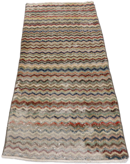 2 x 4 Vintage Turkish Sivas Rug 53326