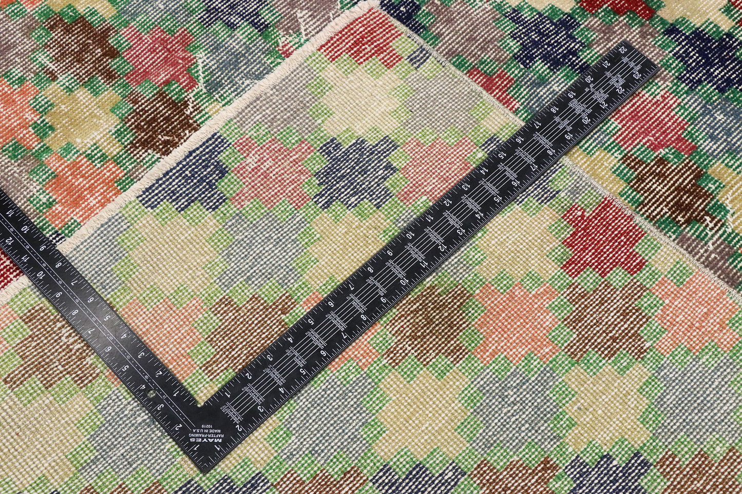 7 x 9 Vintage Turkish Sivas Rug 53330