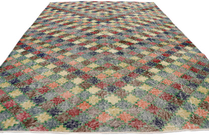 7 x 9 Vintage Turkish Sivas Rug 53330