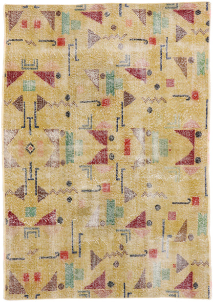 5 x 6 Zeki Muren Vintage Turkish Sivas Rug 53334