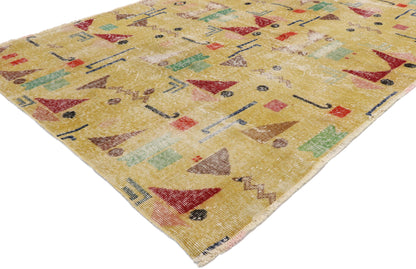 5 x 6 Zeki Muren Vintage Turkish Sivas Rug 53334