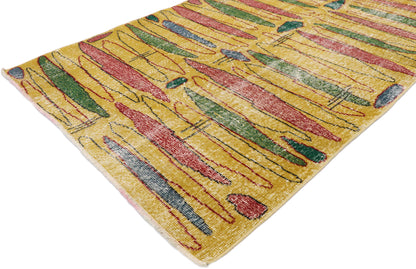 4 x 7 Zeki Muren Vintage Turkish Sivas Rug 53340