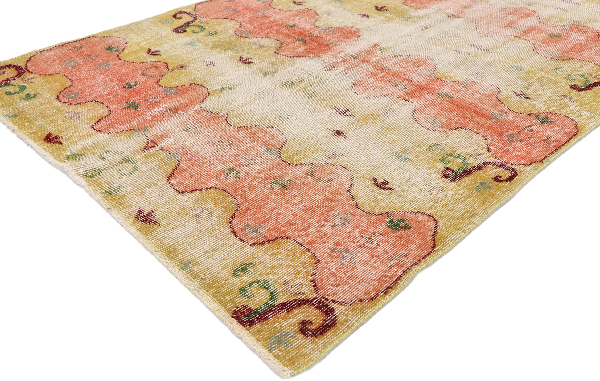 4 x 7 Zeki Muren Vintage Turkish Sivas Rug 53347