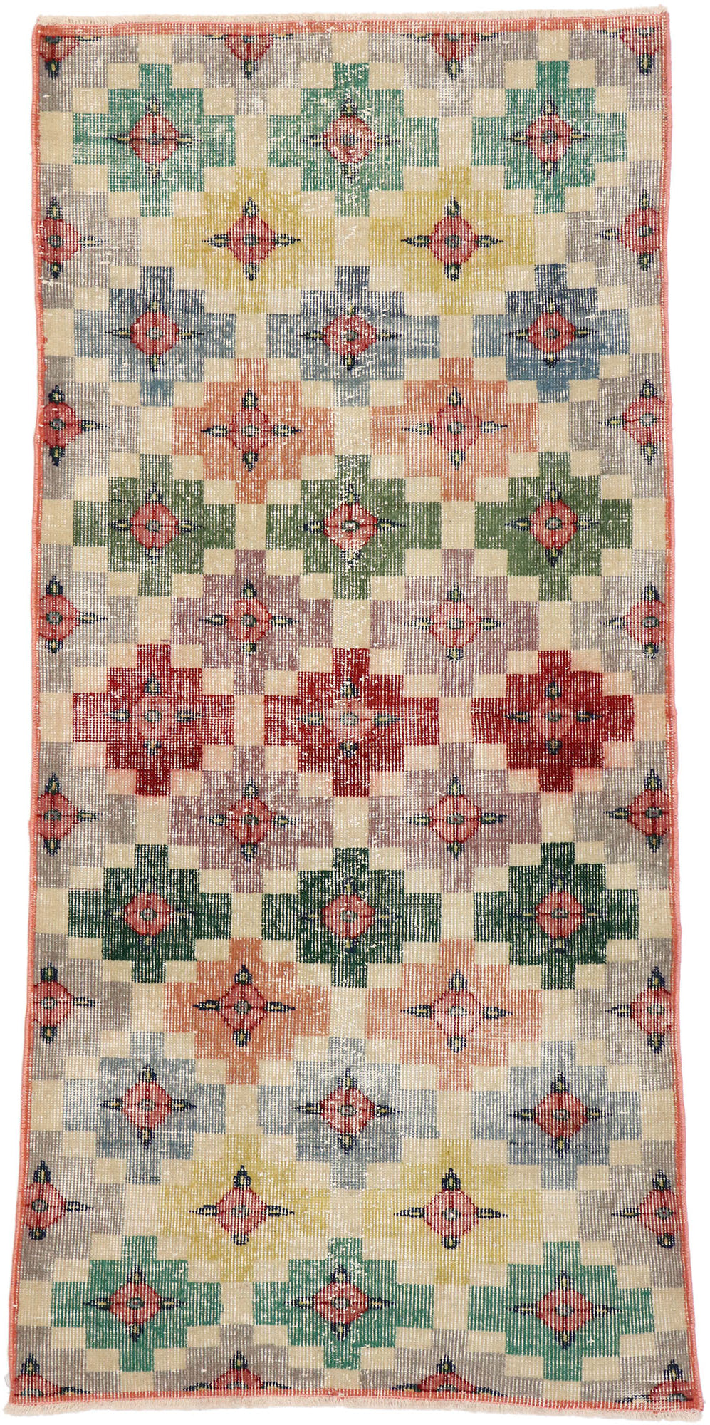 3 x 6 Zeki Muren Vintage Turkish Sivas Rug 53348