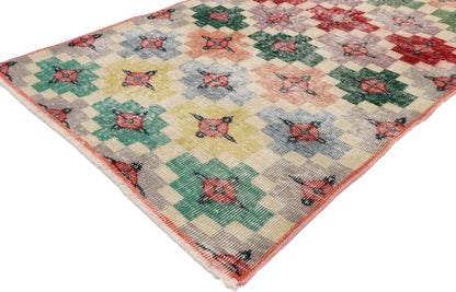 3 x 6 Zeki Muren Vintage Turkish Sivas Rug 53348