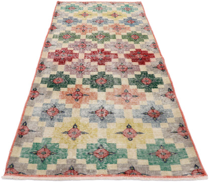 3 x 6 Zeki Muren Vintage Turkish Sivas Rug 53348