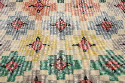 3 x 6 Zeki Muren Vintage Turkish Sivas Rug 53348