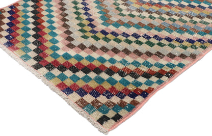 2 x 3 Vintage Turkish Sivas Rug 53349