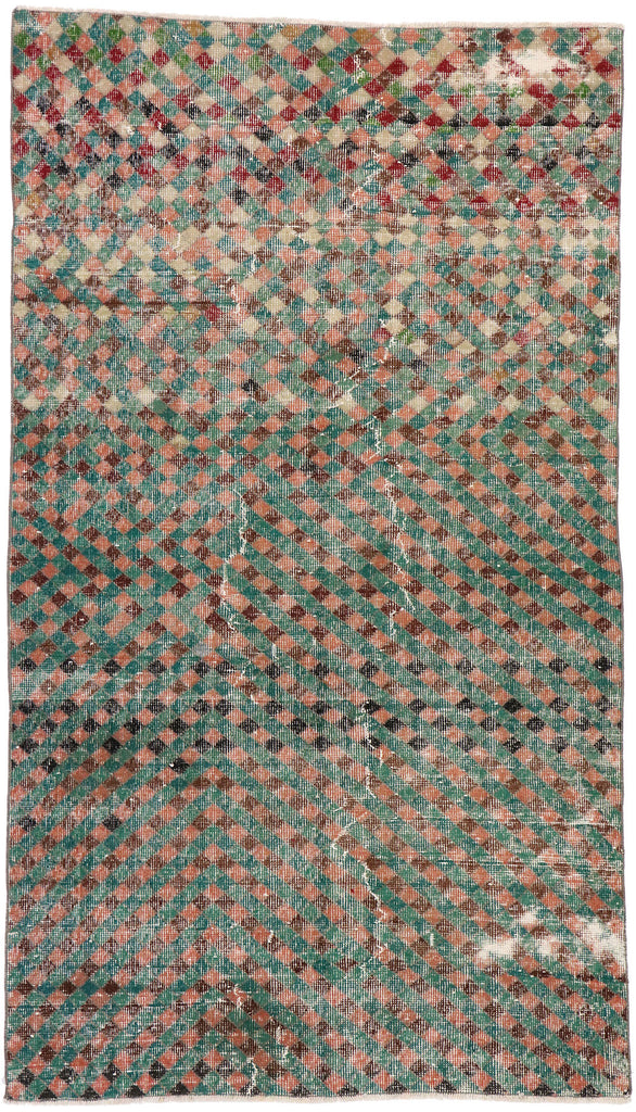 4 x 7 Vintage Turkish Sivas Rug 53351