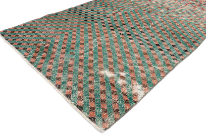 4 x 7 Vintage Turkish Sivas Rug 53351