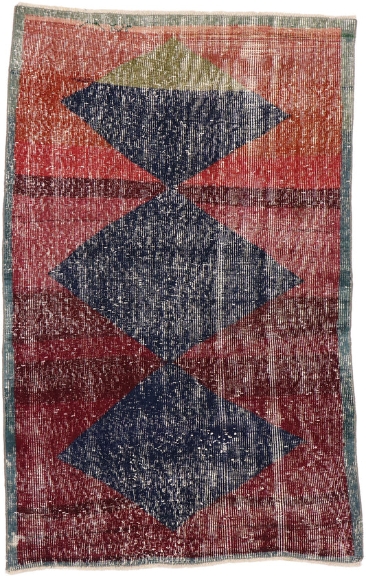 3 x 5 Zeki Muren Vintage Turkish Sivas Rug 53352