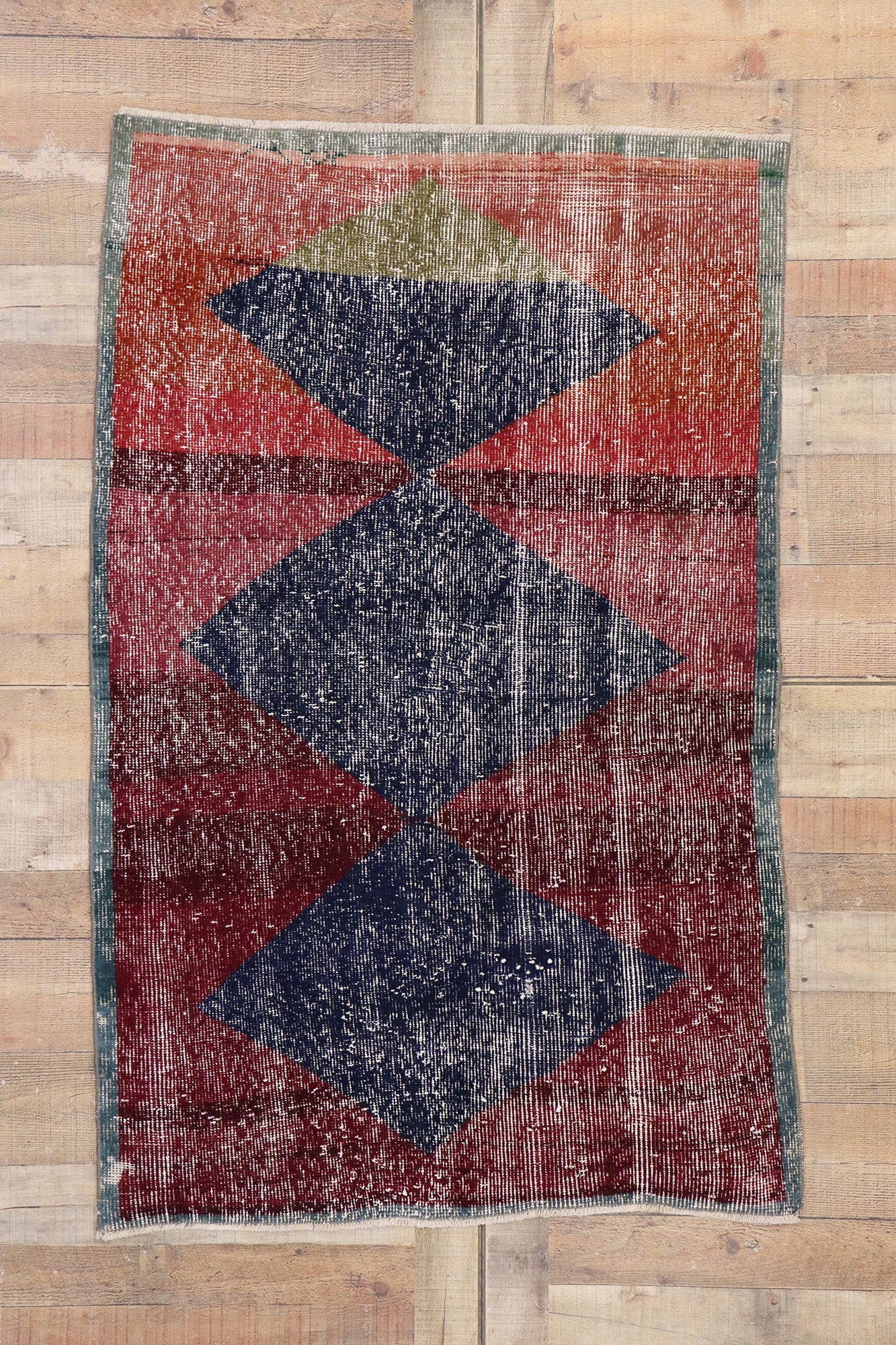 3 x 5 Zeki Muren Vintage Turkish Sivas Rug 53352