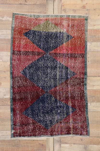 3 x 5 Zeki Muren Vintage Turkish Sivas Rug 53352