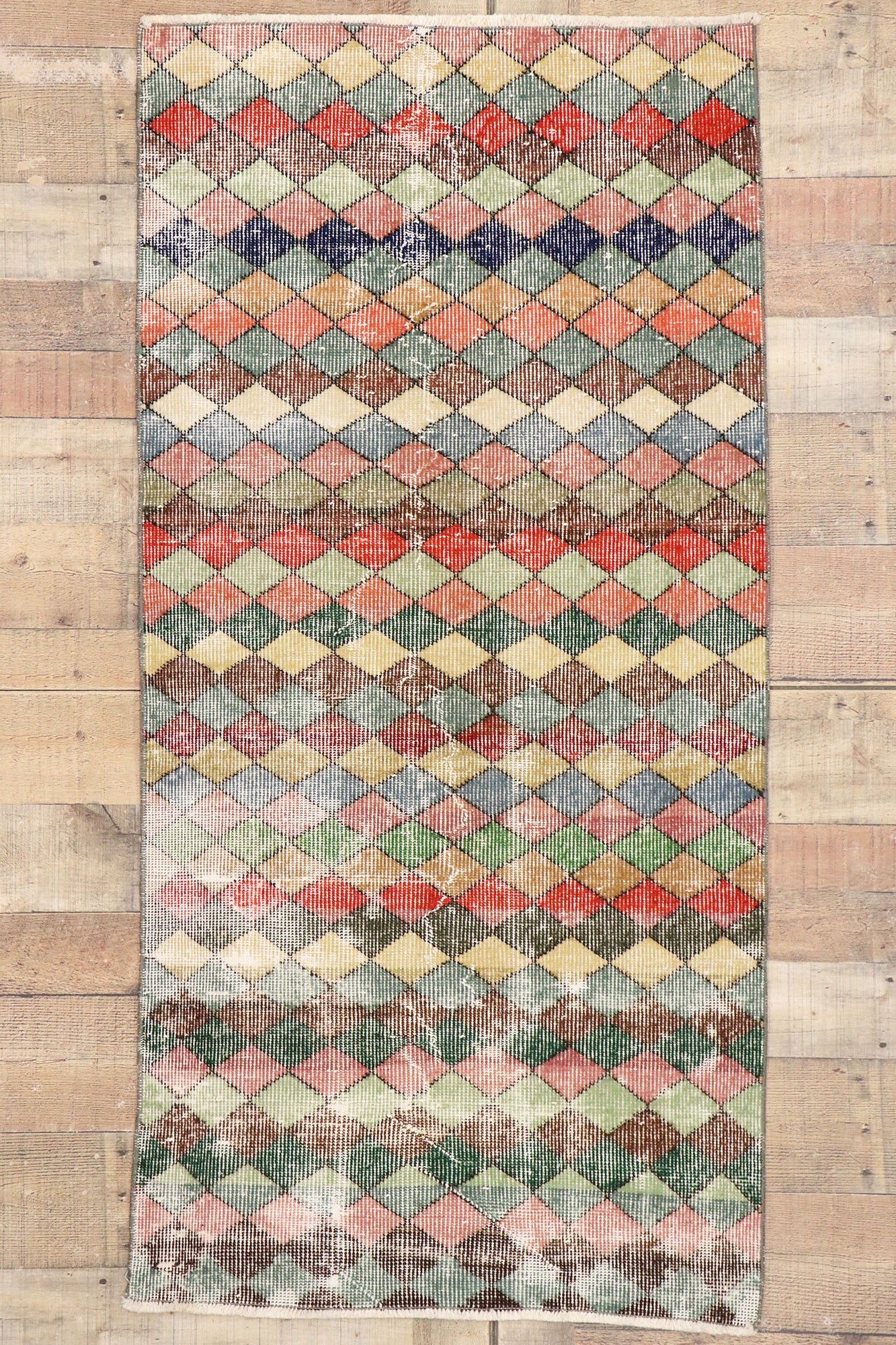 3 x 5 Vintage Turkish Sivas Rug 53356