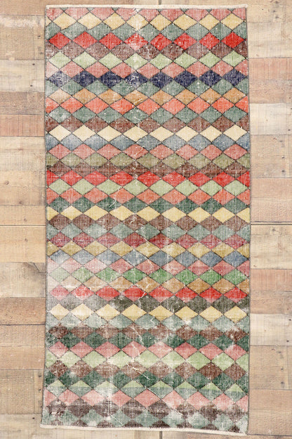 3 x 5 Vintage Turkish Sivas Rug 53356