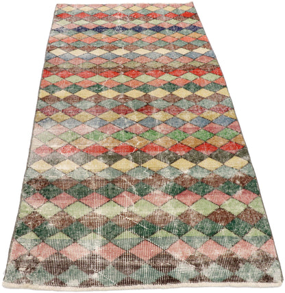 3 x 5 Vintage Turkish Sivas Rug 53356