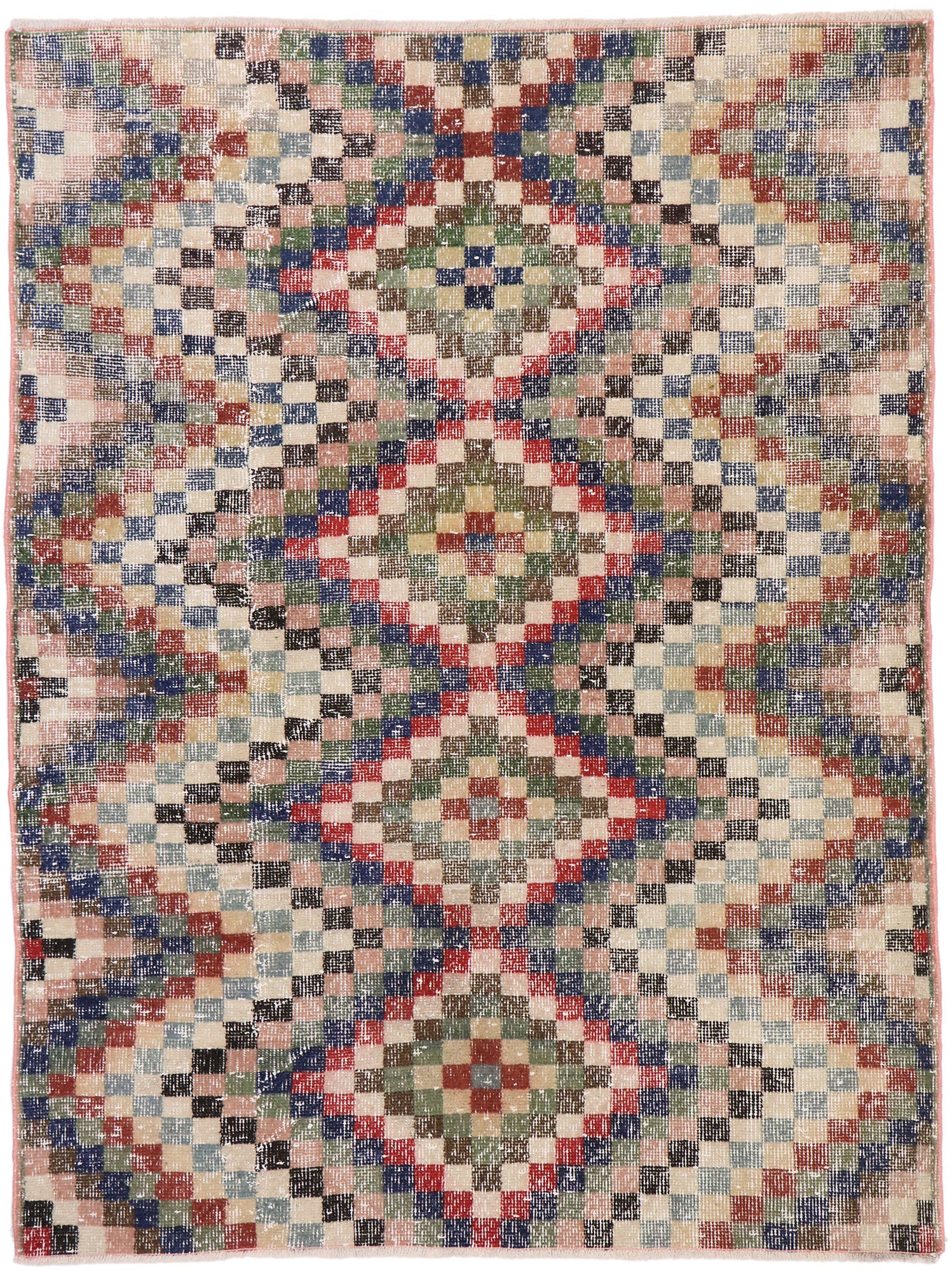 4 x 6 Vintage Turkish Sivas Rug 53357