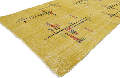 4 x 7 Zeki Muren Vintage Turkish Sivas Rug 53358