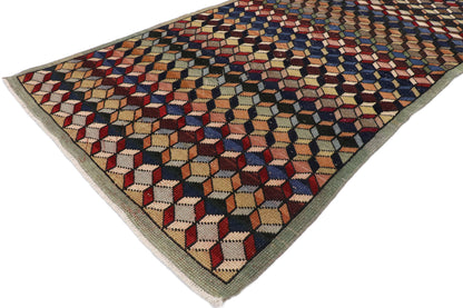 3 x 9 Vintage Turkish Sivas Rug 53359