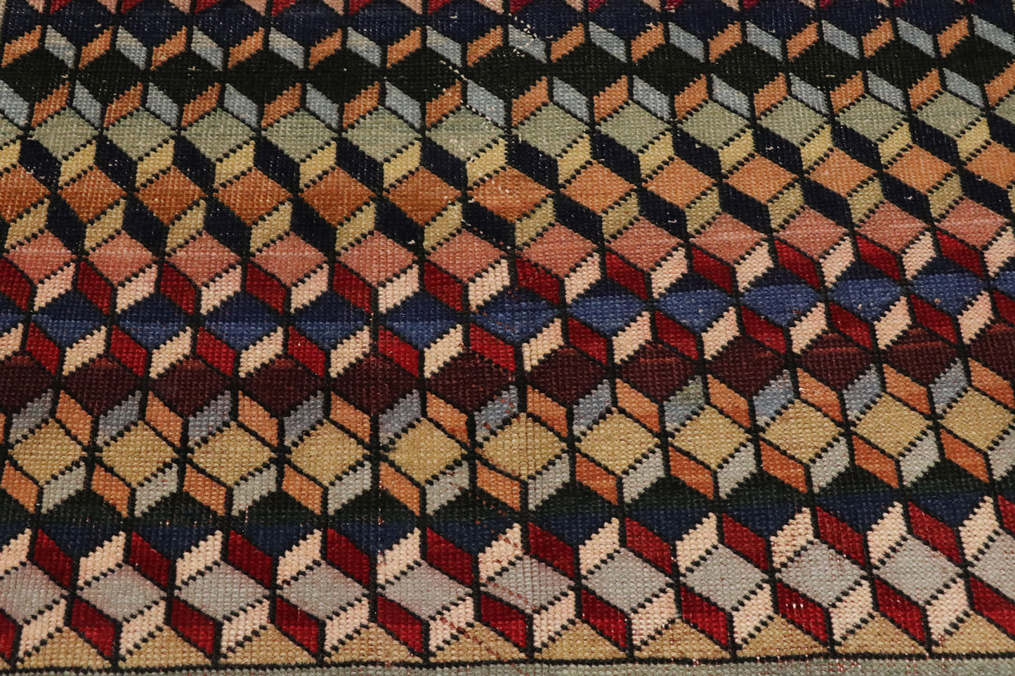 3 x 9 Vintage Turkish Sivas Rug 53359