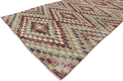 5 x 12 Vintage Turkish Sivas Rug 53362