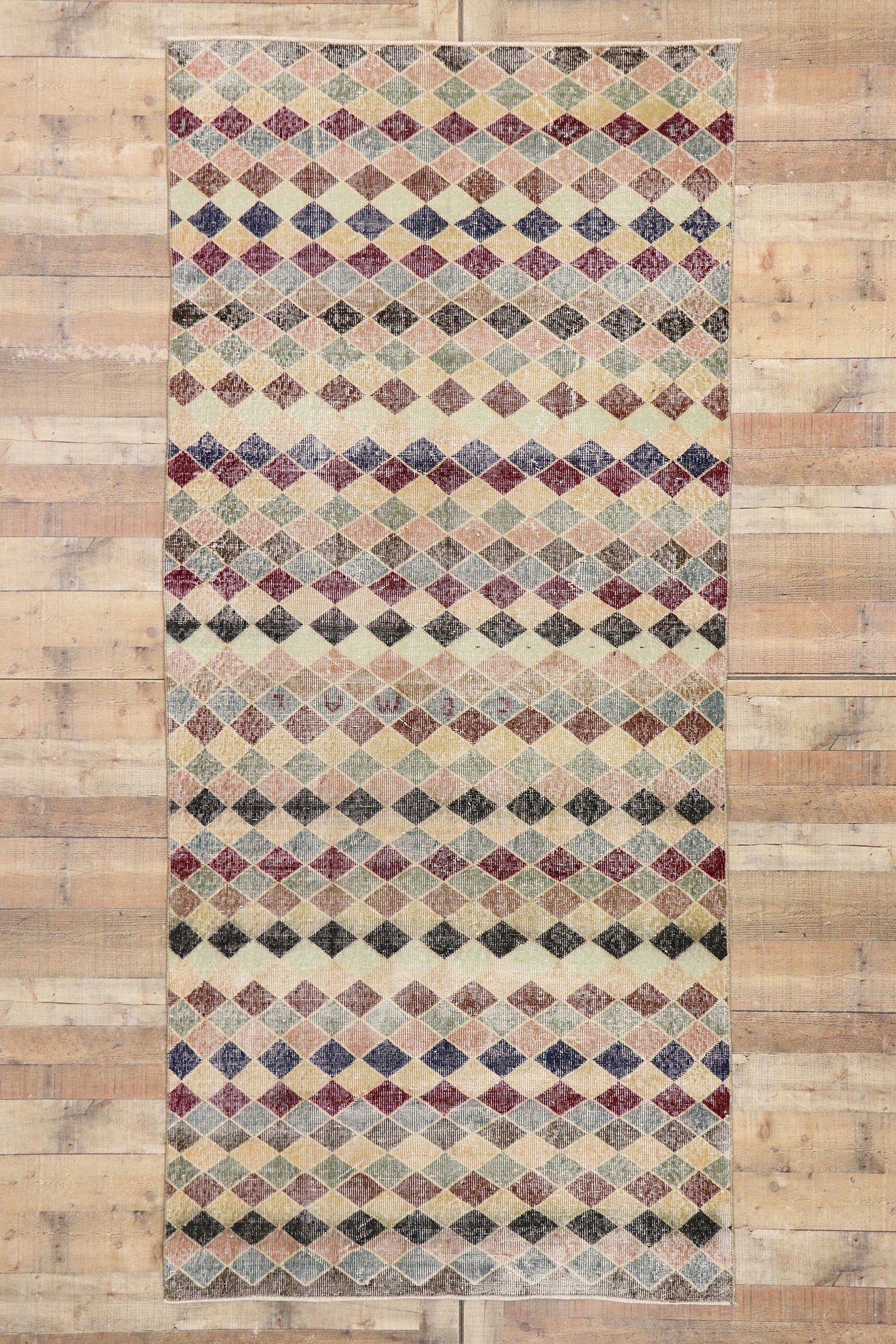 4 x 10 Vintage Turkish Sivas Rug 53363