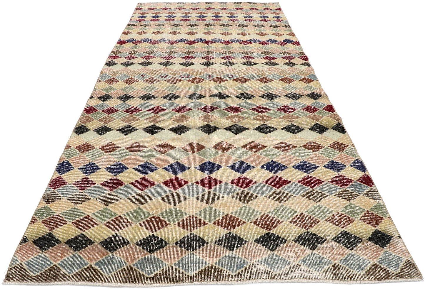 4 x 10 Vintage Turkish Sivas Rug 53363