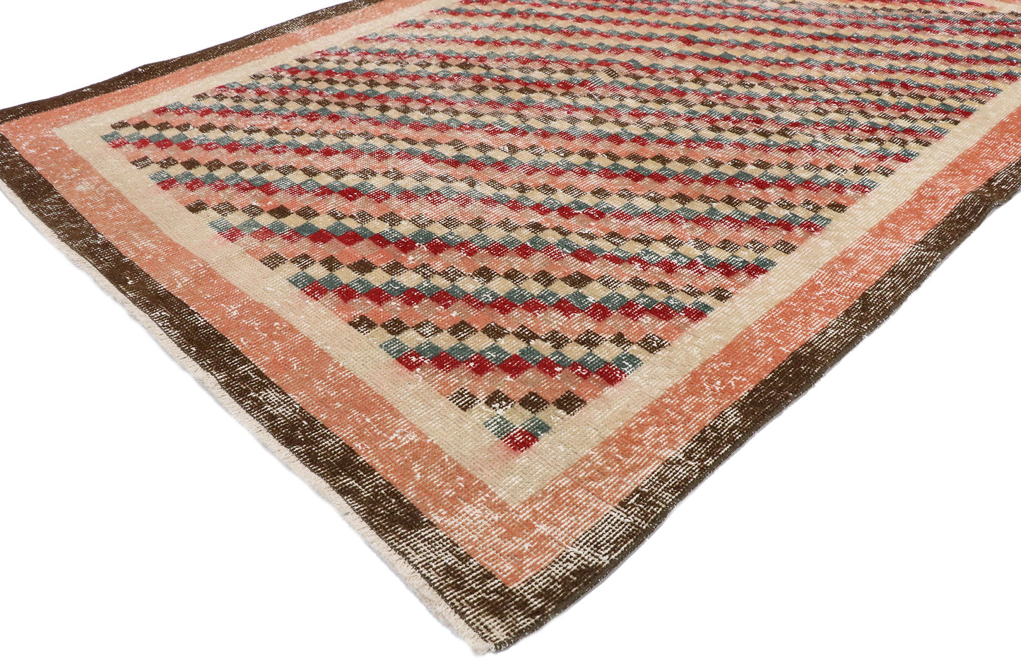 4 x 6 Vintage Turkish Sivas Rug 53366