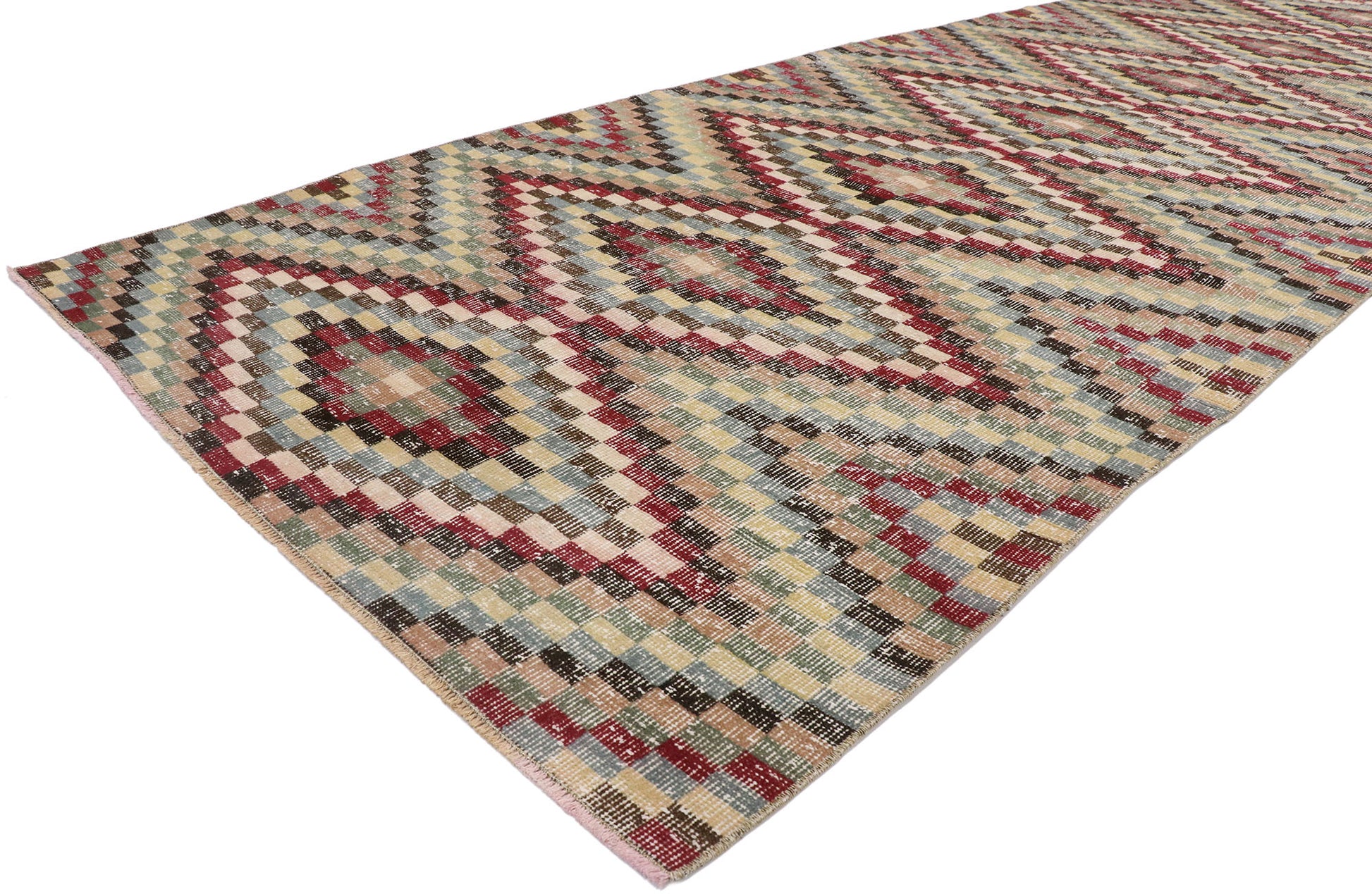 5 x 12 Vintage Turkish Sivas Rug 53367