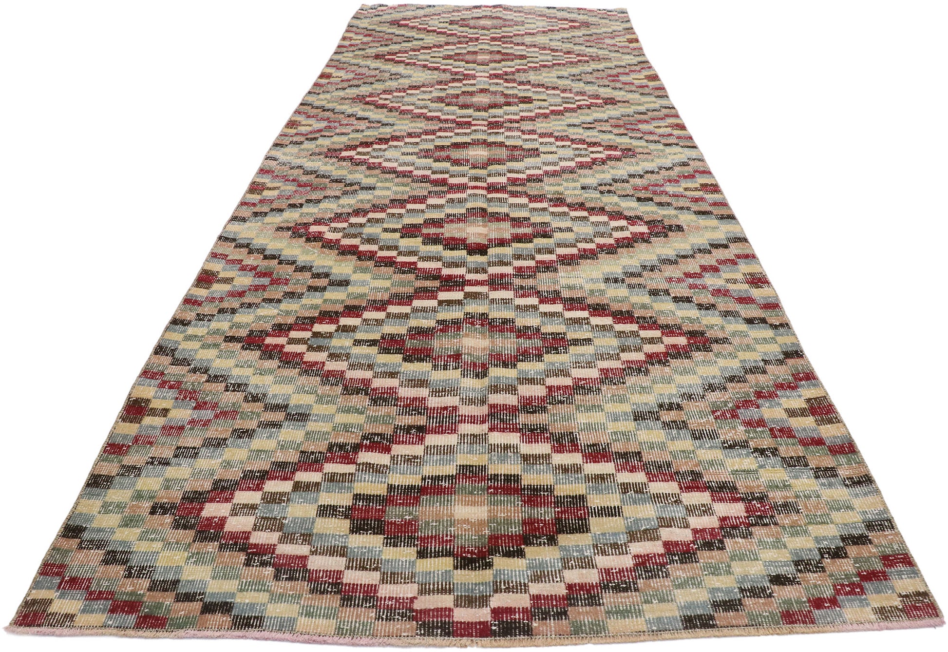5 x 12 Vintage Turkish Sivas Rug 53367