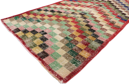 4 x 7 Vintage Turkish Sivas Rug 53368