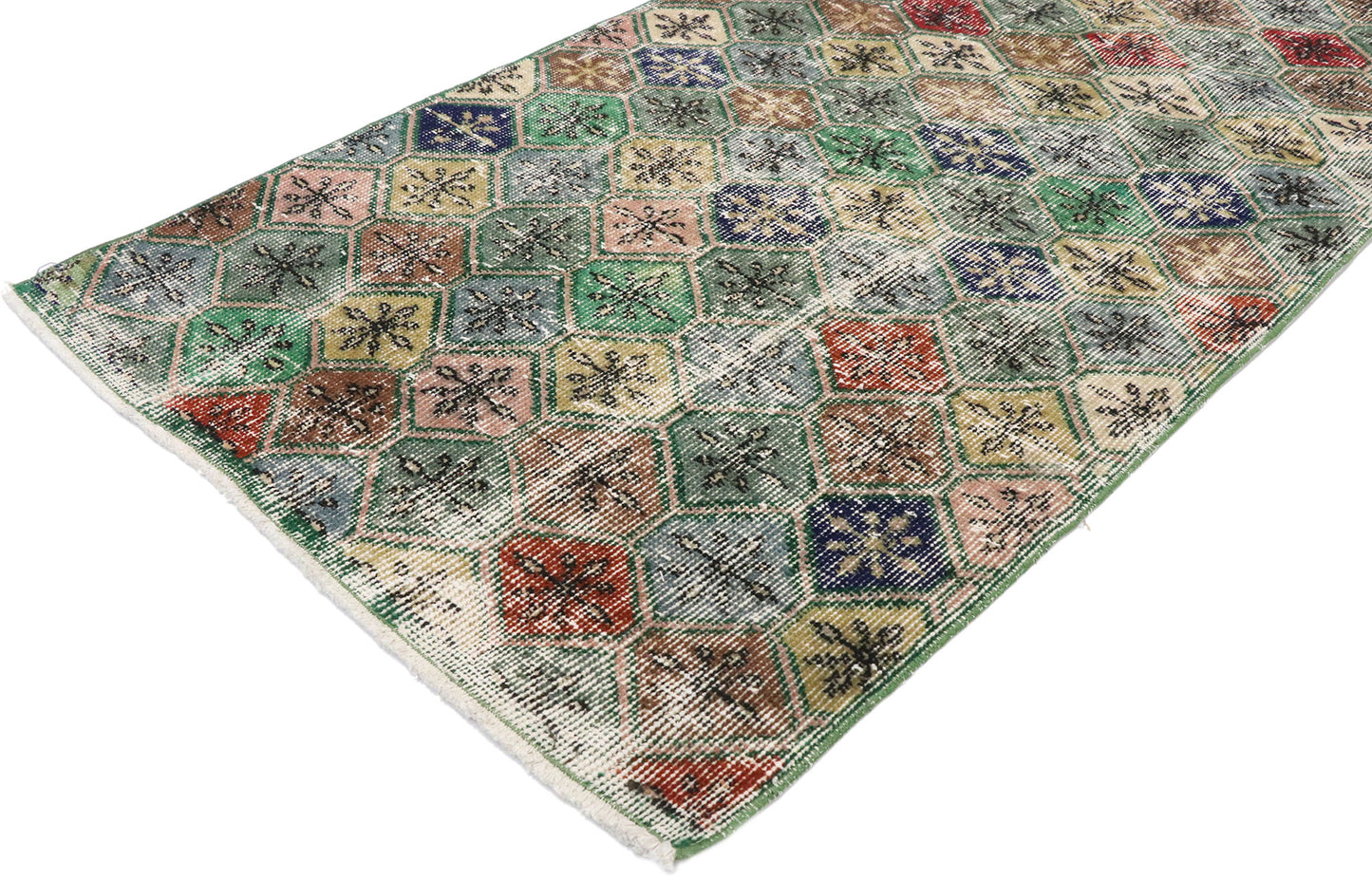 3 x 6 Vintage Turkish Sivas Rug 53372