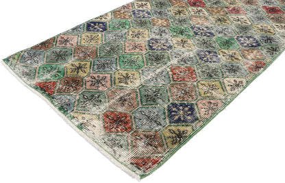 3 x 6 Vintage Turkish Sivas Rug 53372
