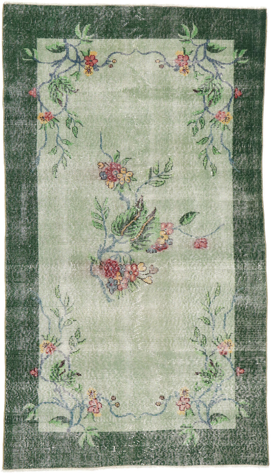 4 x 6 Vintage Turkish Sivas Rug 53373